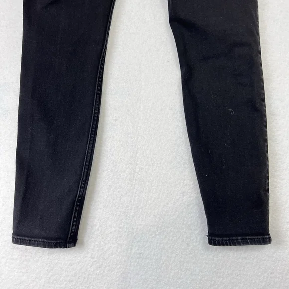 Abercrombie & Fitch Size 29/8 Harper Mid Rise Jean Legging Stretch Black - Picture 9 of 10